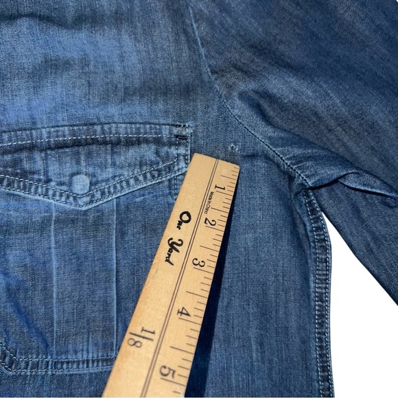 White House Black Market Chambray Dress size 8 - Picture 6 of 9